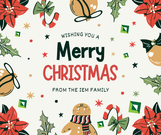 Merry Christmas & Happy Holidays from IEM!